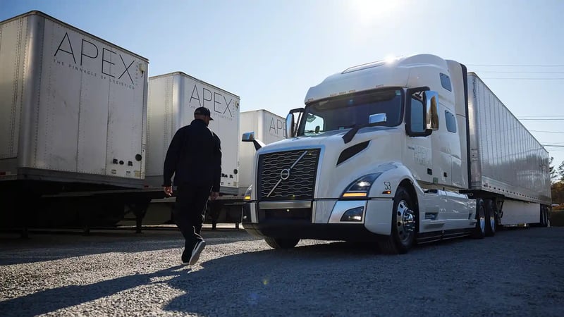 Apex logistics truck fleet