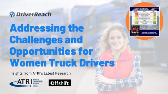 August 20 Webinar Graphic Women in Trucking ATRI webinar