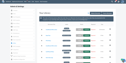 Edoc Overview Dashboard