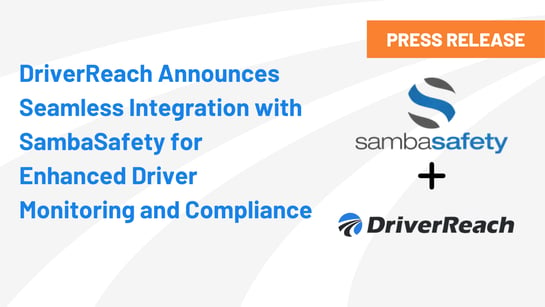 DriverReach Announces Integration with SambaSafety