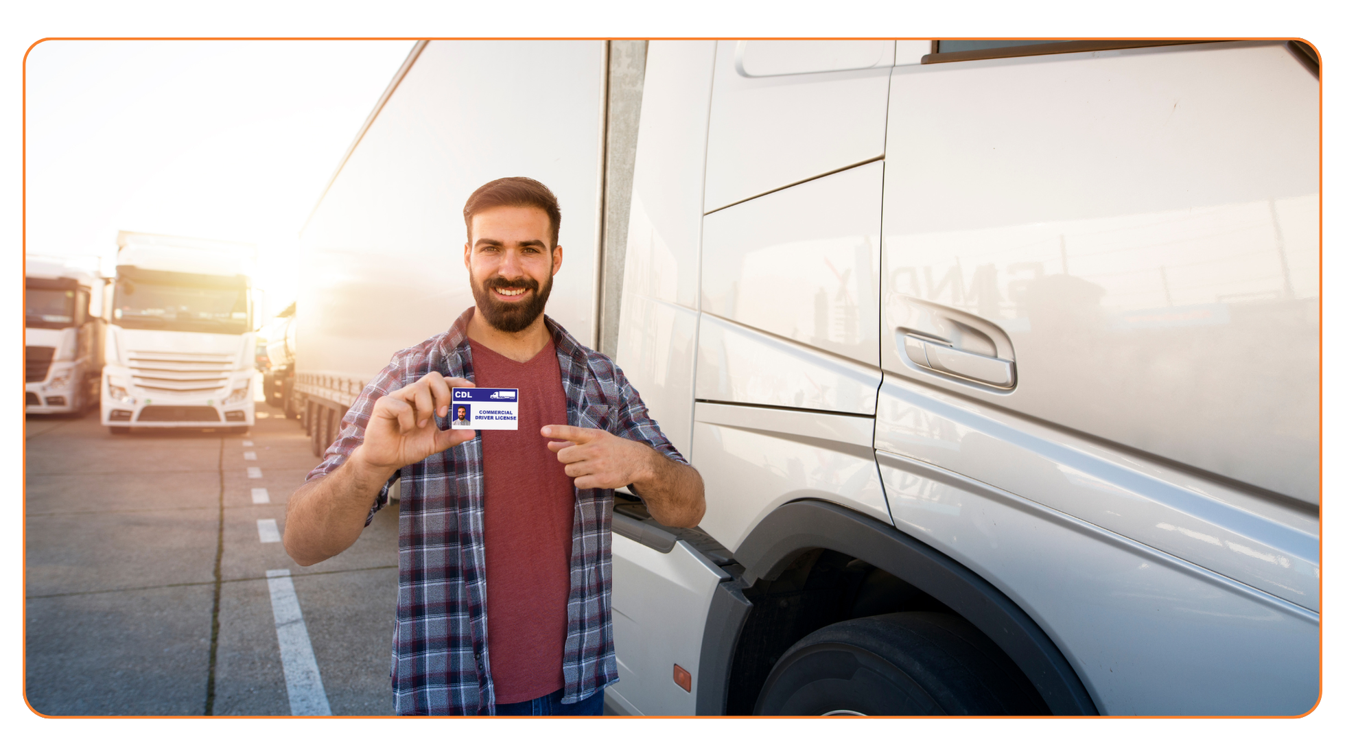 drug-testing-blog-image-3CDL driver holding their license after going through drug testing requirements test