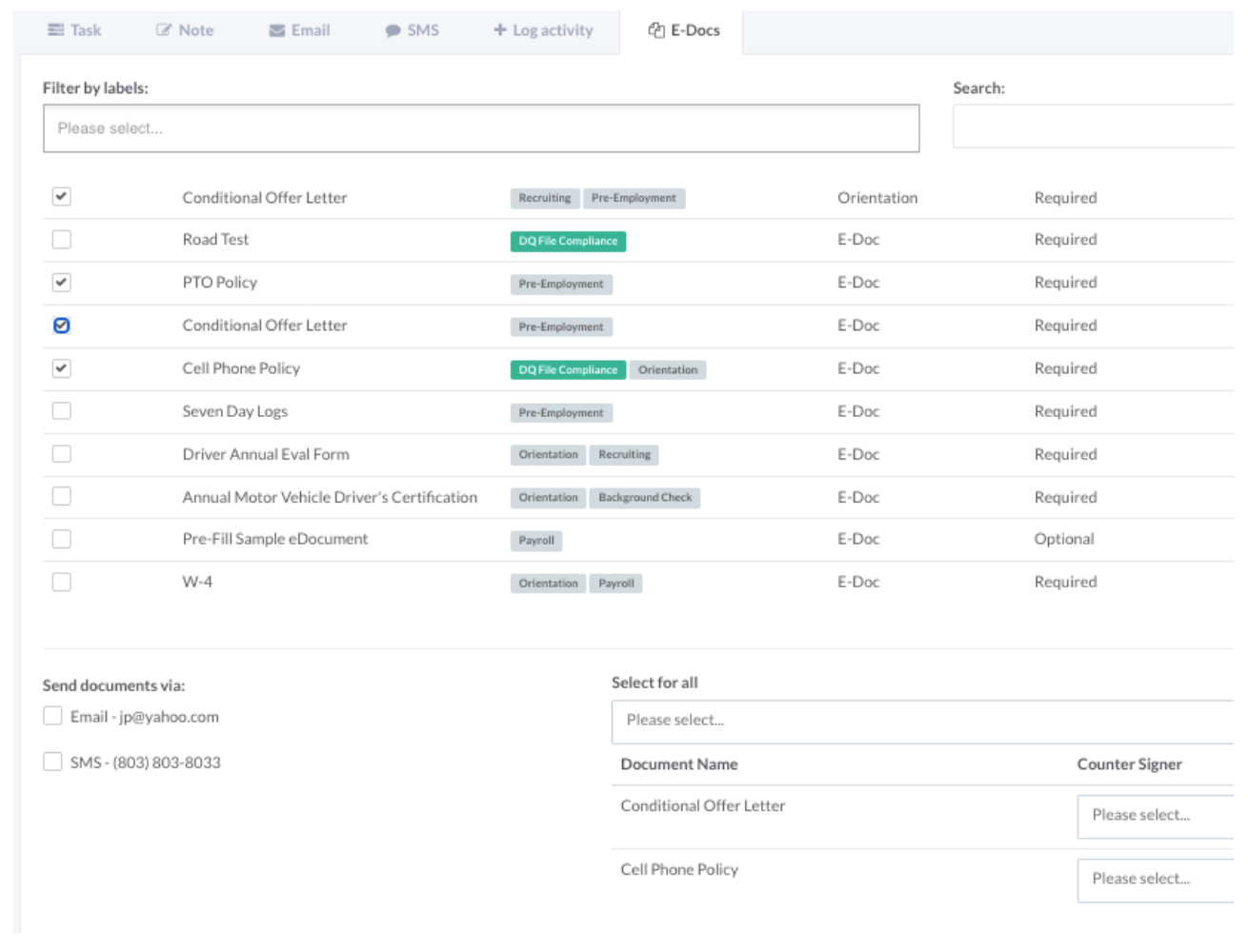 Go paperless with eDocs for fast CDL driver onboarding.