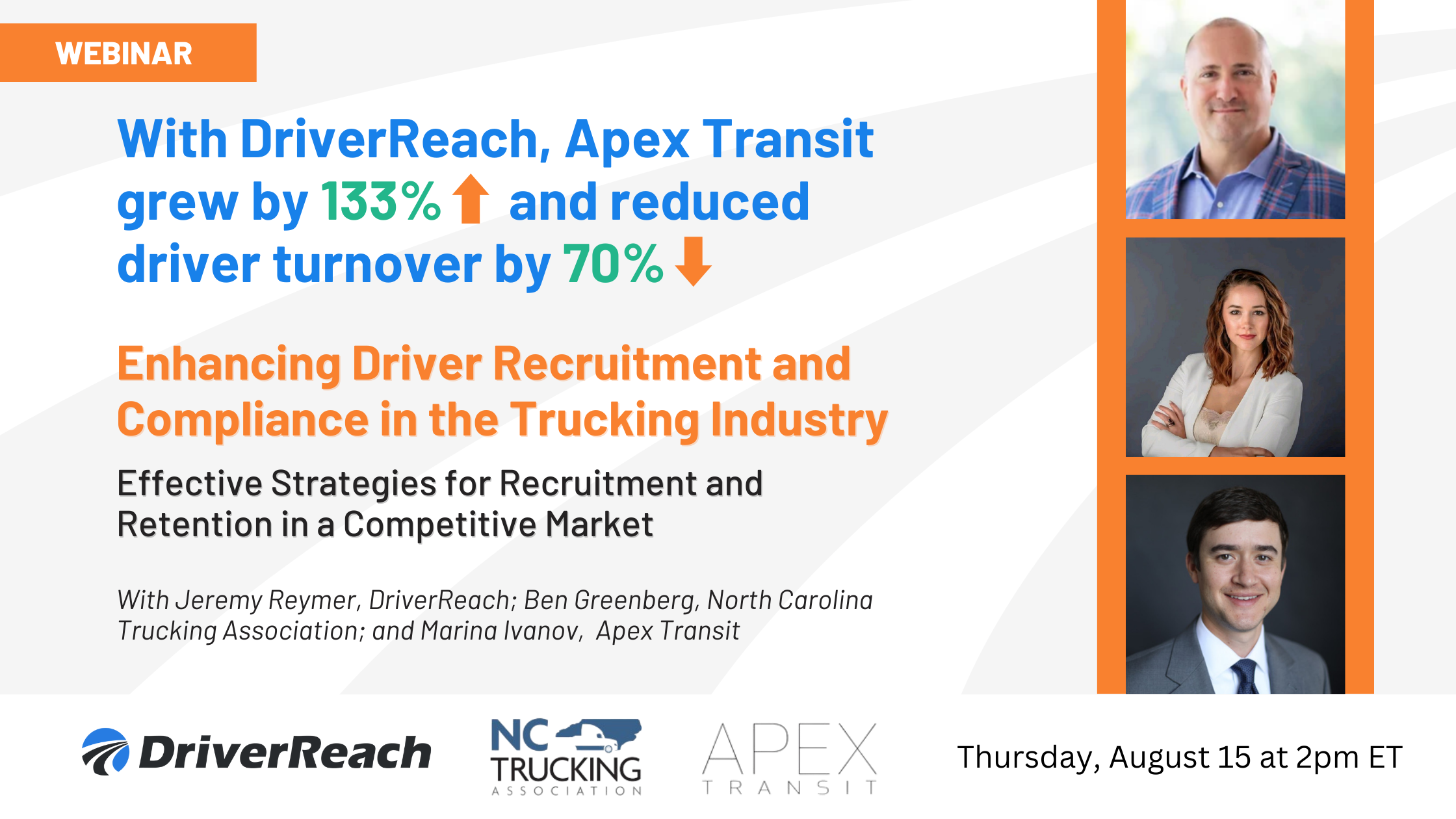 Unlocking Driver Recruitment and Compliance Success – Webinar Recap with NCTA and Apex 