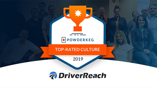 DriverReach Wins 3 Categories at Powderkeg's 2019 Indiana Tech Culture Awards! 