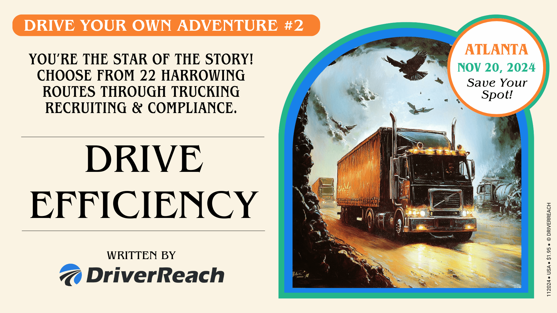 Drive Efficiency #2: Drive Your Own Adventure – Join Us in Atlanta! 